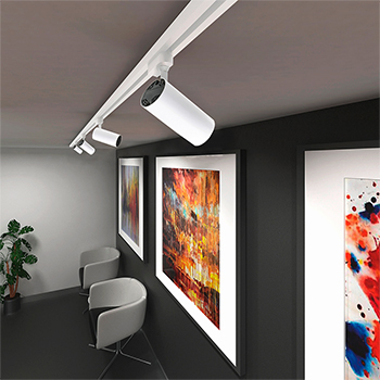 led светильники трековые 1-фазные Jazzway PTR 0725 белые на шинопроводе