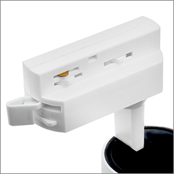 led светильник трековый 1-фазный Jazzway PTR 0725 белый - трековый адаптер