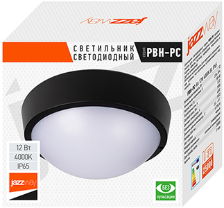 led светильник Jazzway PBH-PC-RA 12w 4000К Black - упаковка