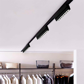 led светильники трековые 1-фазные Jazzway PTR 2130R черные на шинопроводе