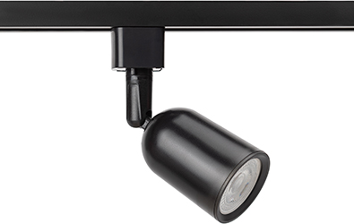 светильник трековый 1-фазный поворотный TR41-GU10 "Эра" черный - внешний вид