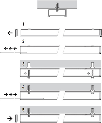 линейный led светильник Jazzway PSO-01 - накладной монтаж