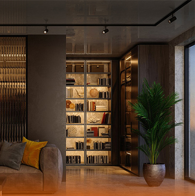 1-фазные трековые светильники Ledvance ECO CLASS - пример установки