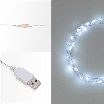 led гирлянда нить 10м Neon-Night 315-975 "Роса" - питание через- USB порт