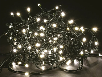 led гирлянда-нить IEK LGDB110-1-050-05-G-S-20 - включенная