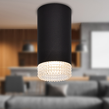 накладной светильник "Эра" OL40 BK/CL MR16 GU10 - пример установки