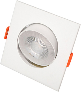 встраиваемый led светильник Jazzway PSP-S 411 1x8W 4000K 40&deg; White IP40 Cardan - внешний вид