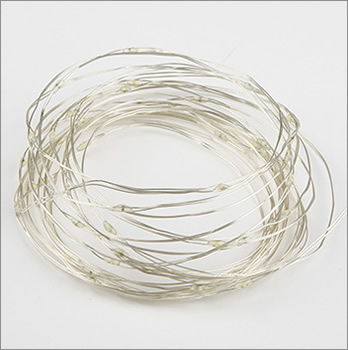 led гирлянда Uniel ULD-S0500-050/SCB/2AA Warm White IP20 Dew - внешний вид