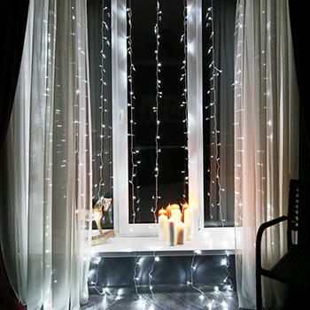 гирлянда-занавес 2 х 3 м Neon-Night 235-065 - пример использования