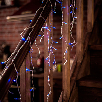 led гирлянда Uniel ULD-B3007-200/TTK Blue-White IP44 - цвет свечения синий + белый