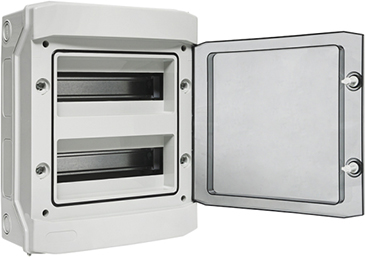 бокс пластиковый навесной EKF ux65-24-n Unix65 - внешний вид