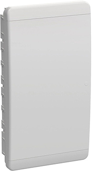 корпус пластиковый встраиваемый Tekfor ЩРВ-П-36 IP41 IEK с белой дверью - внешний вид