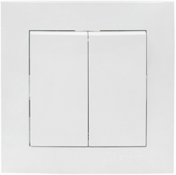 выключатель 2-клавишный EKF EWV10-023-10 "Валенсия" - внешний вид