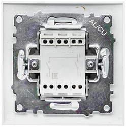 выключатель 2-клавишный EKF EWV10-023-10 "Валенсия" - вид с тыльной стороны