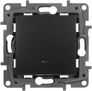 выключатель 1-клавишный Legrand Etika 672603 - внешний вид