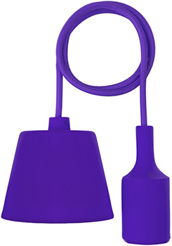 патрон подвесной E27 силиконовый Rexant 11-8887 со шнуром 1 м - внешний вид