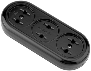 колодка 3-местная карболитовая Rexant 11-8979 - внешний вид