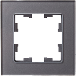 рамка 1-постовая IEK РУ-1-2-БрСе Brite - внешний вид