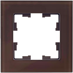 рамка 1-постовая IEK РУ-1-2-БрТБ Brite - внешний вид