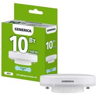 Лампа свд 220В GX53 10Вт 6500К 1000лм таблетка матовая GENERICA (IEK)