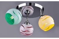 Светильник потолочный (люстра) 3*60Вт E27 хром