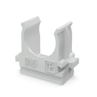 Крепёж-клипса для труб Полистирол d16 мм (100шт) Промрукав