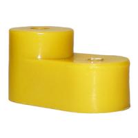 Изолятор шины угловой желтый 5шт