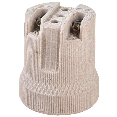 Патрон подвесной E27 керамика белый SVET 