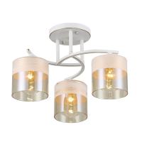 Светильник потолочный (люстра) 3*40Вт E27 белый/патина 