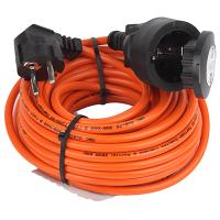 Удлинитель 1-мест 10м ПВС 3*0,75 оранжевый  IP44 ЭРА снят с производства