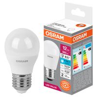 Лампа шар свд Е27 12Вт 6500К 960лм P45 матовый Osram LED Value