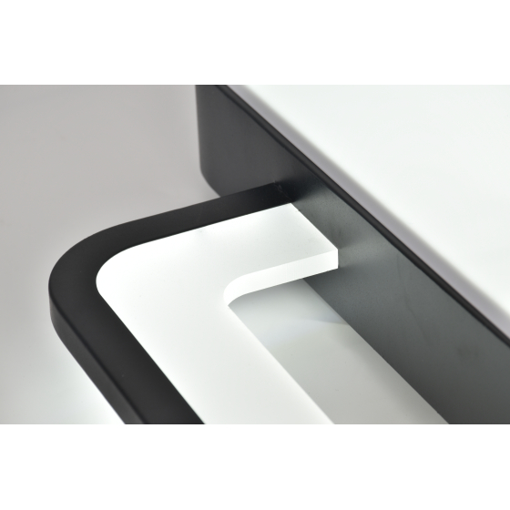 Светильник потолочный (люстра) свд 105Вт 3000К-6000К 5166лм белый/черный пульт диммер 