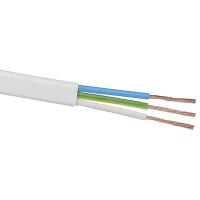 ПГВВП 3*1,5 белый плоский провод 380В бытовой/(100м)