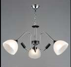 Светильник потолочный (люстра) 3*60Вт Е27 хром/черный