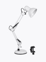 Светильник настольный 60Вт E27 белый подставка/струбцина Ultra LIGHT