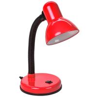 Светильник настольный 40Вт E27 красный подставка 
