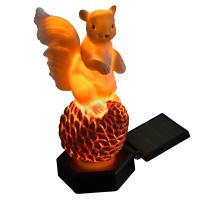 Светильник грунтовый свд на солнечной батарее пластик оранжевый 410мм IP44 Белка