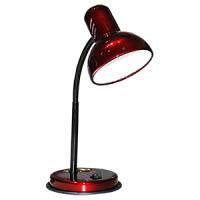 Светильник настольный 60Вт E27 вишневый перламутр подставка 