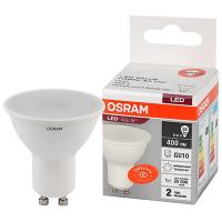 Лампа свд 220В GU10 5Вт 4000К 400лм PAR16 матовая Osram LED Value