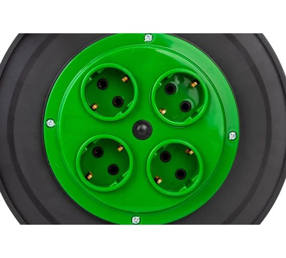 Катушка пластиковая 4-мест с заземлением