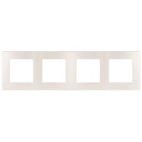 ЭРА12 перламутр/сатин рамка 4-ая универсально 