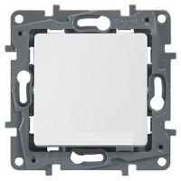 Этика белый переключатель 1кл скрытая 10А IP20 