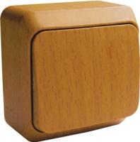 Этюд выключатель открытая бук 1кл 10А IP20 