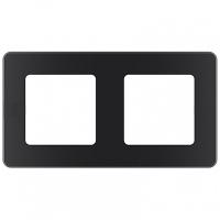 Инспириа антрацит рамка 2-ая универсально 