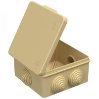 Коробка 100*100*50 квадрат сосна IP55 прямой монтаж Промрукав без текстуры