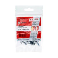 Саморез прессшайба острый 4,2*16мм белый 20шт