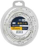 Трубка ТУТнг-LS 5/2,5мм белый 2м инд.упаковка IEK