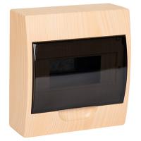 Бокс 8мод навесной сосна черная прозрачная дверь IP41 ЩРН-П EKF 