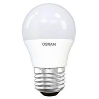 Лампа свд 220В E27 7Вт 4000К 550лм шар P45 матовая Osram 