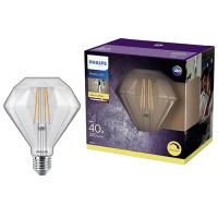 Лампа декор свд Е27 5Вт 2700К 500лм прозрачная филамент Philips диммер